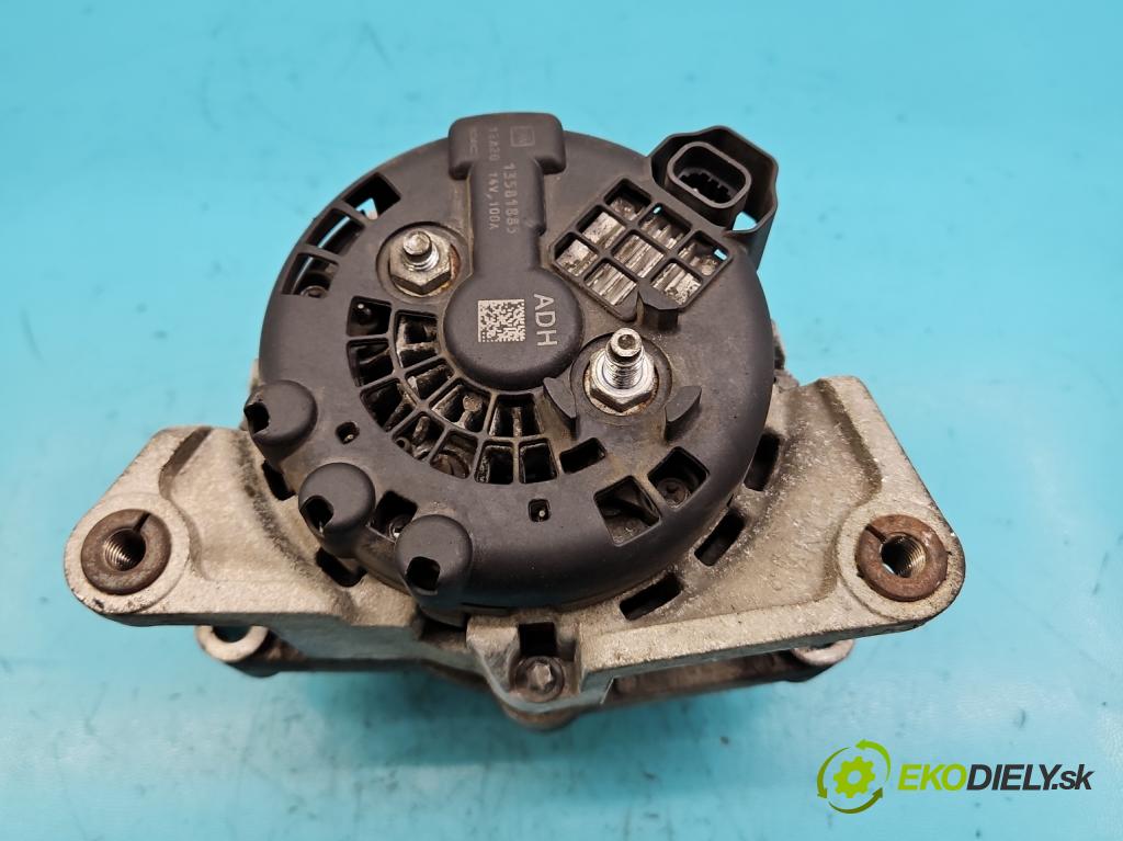 Opel Astra IV 2009-2015 1.4 T 140 HP manual 103 kW 1362 cm3 5- Alternator 13581885 (Alternátory)
