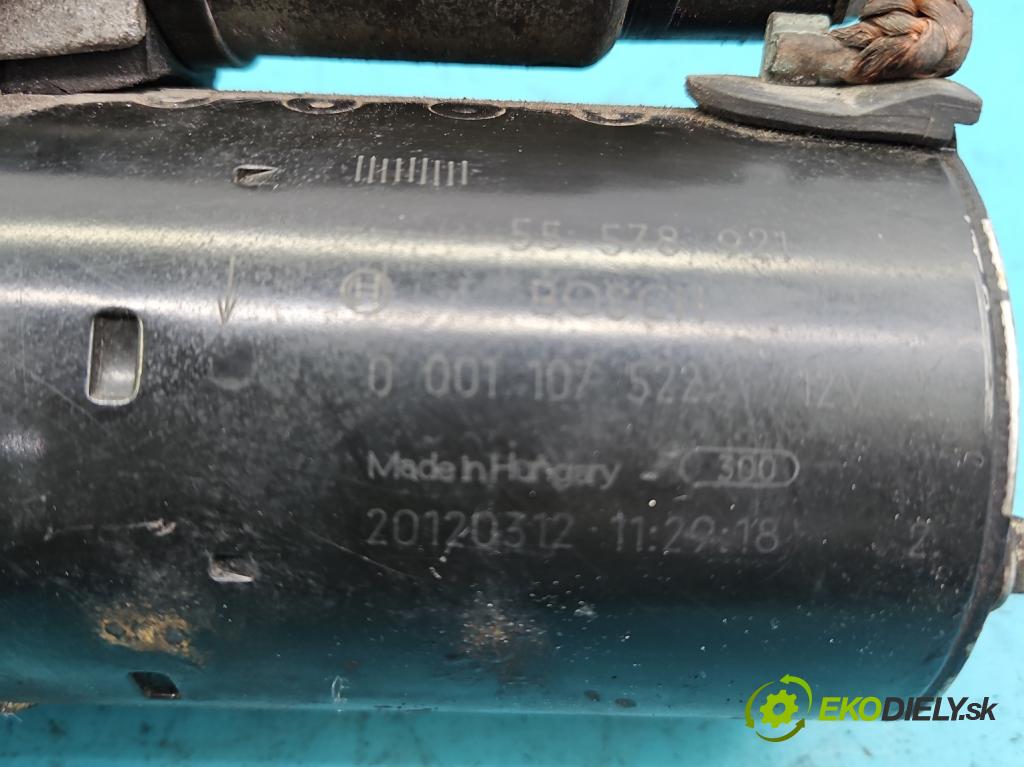 Opel Astra IV 2009-2015 1.4 T 140 HP manual 103 kW 1362 cm3 5- štartér 0001107522 (Štartéry)