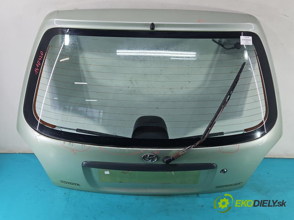 Toyota Starlet 1.3 16v 75 hp manual 55 kW 1332 cm3 5- zadní kufrové dveře  (Zadní kapoty)