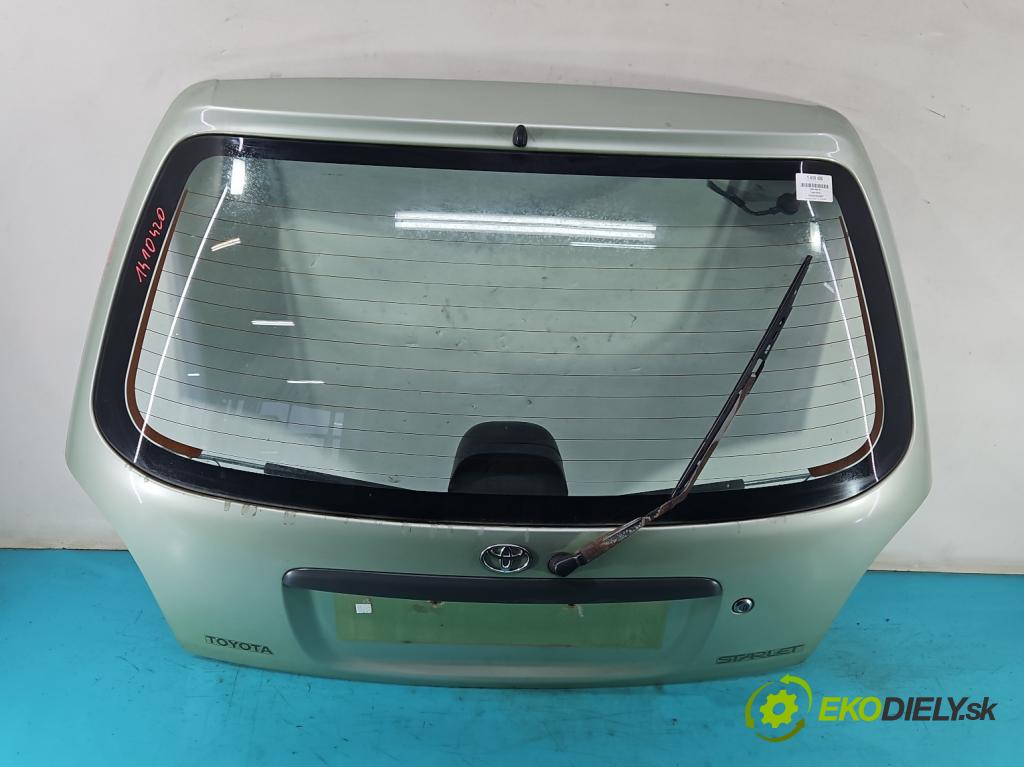 Toyota Starlet 1.3 16v 75 hp manual 55 kW 1332 cm3 5- zadní kufrové dveře  (Zadní kapoty)