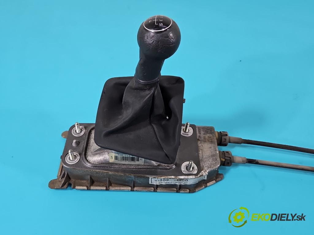 Seat Ibiza IV 6J 2008-2017 1.2 mpi 69KM manual 51 kW 1198 cm3 5- Páka: Změny: stupeň,rýchlosť 6Q0711049CG (Rýchlostná páka (kulisa))