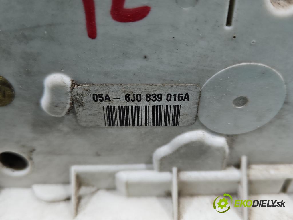 Seat Ibiza IV 6J 2008-2017 1.2 mpi 69KM manual 51 kW 1198 cm3 5- zámek zadní levý 6J0839015A