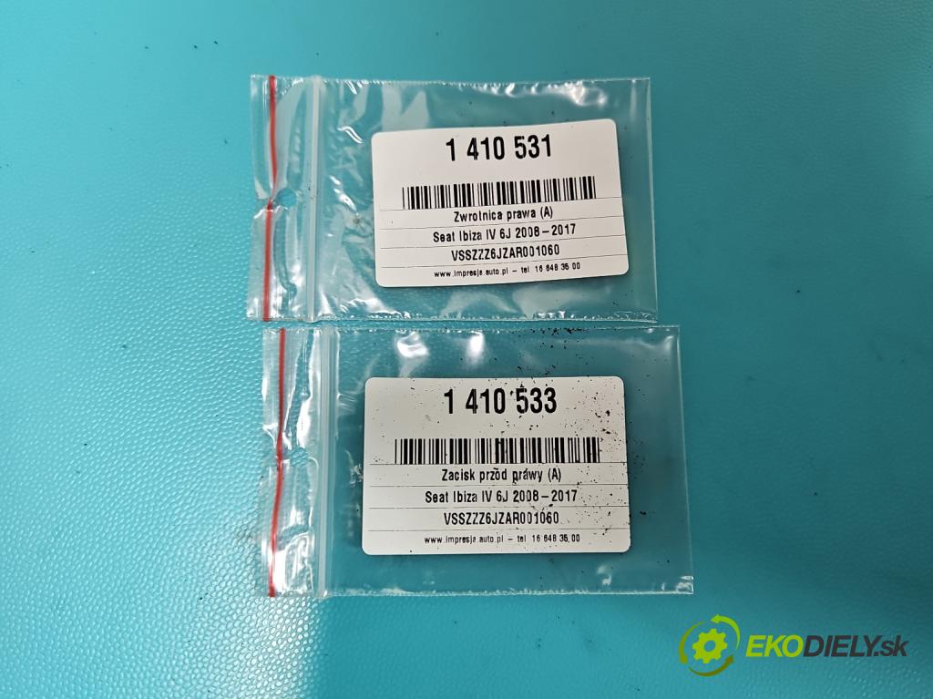 Seat Ibiza IV 6J 2008-2017 1.2 mpi 69KM manual 51 kW 1198 cm3 5- náboj pravé  (Náboje)