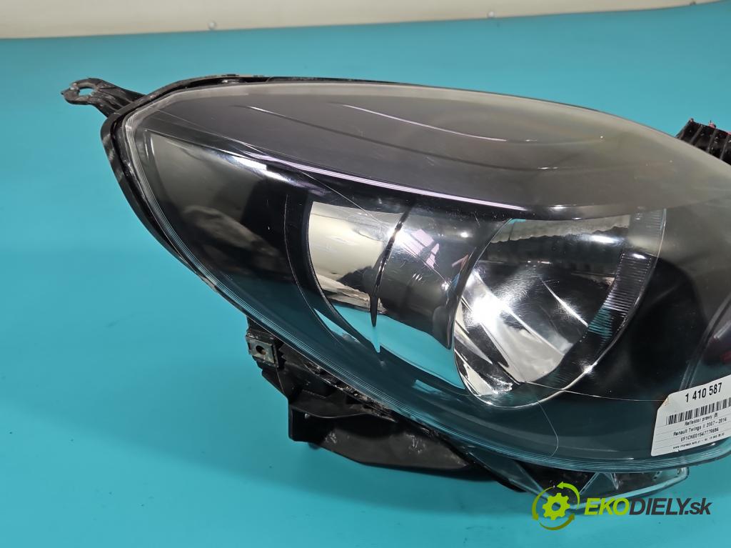 Renault Twingo II 2007-2014 1.5 dci 86 HP manual 63 kW 1461 cm3 3- Reflektor: pravý  (Pravé)