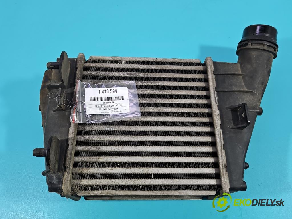 Renault Twingo II 2007-2014 1.5 dci 86 hp manual 63 kW 1461 cm3 3- Intercooler  (Chladiče nasávaného vzduchu (intercoolery))