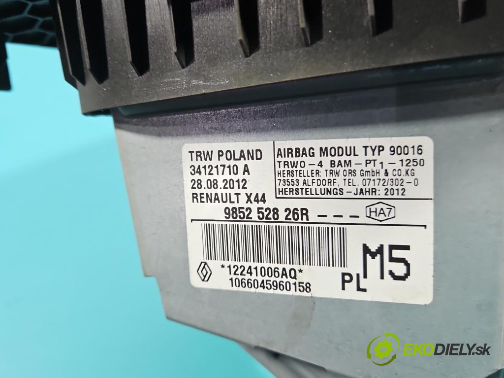 Renault Twingo II 2007-2014 1.5 dci 86 HP manual 63 kW 1461 cm3 3- airbag vzduch: spolujezdce: 985252826R (Airbag)
