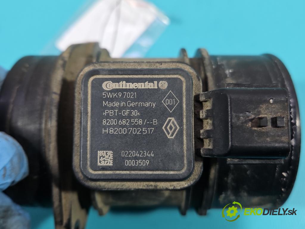 Renault Twingo II 2007-2014 1.5 dci 86 HP manual 63 kW 1461 cm3 3- průtokoměr: 5WK97021 (Váhy vzduchu)