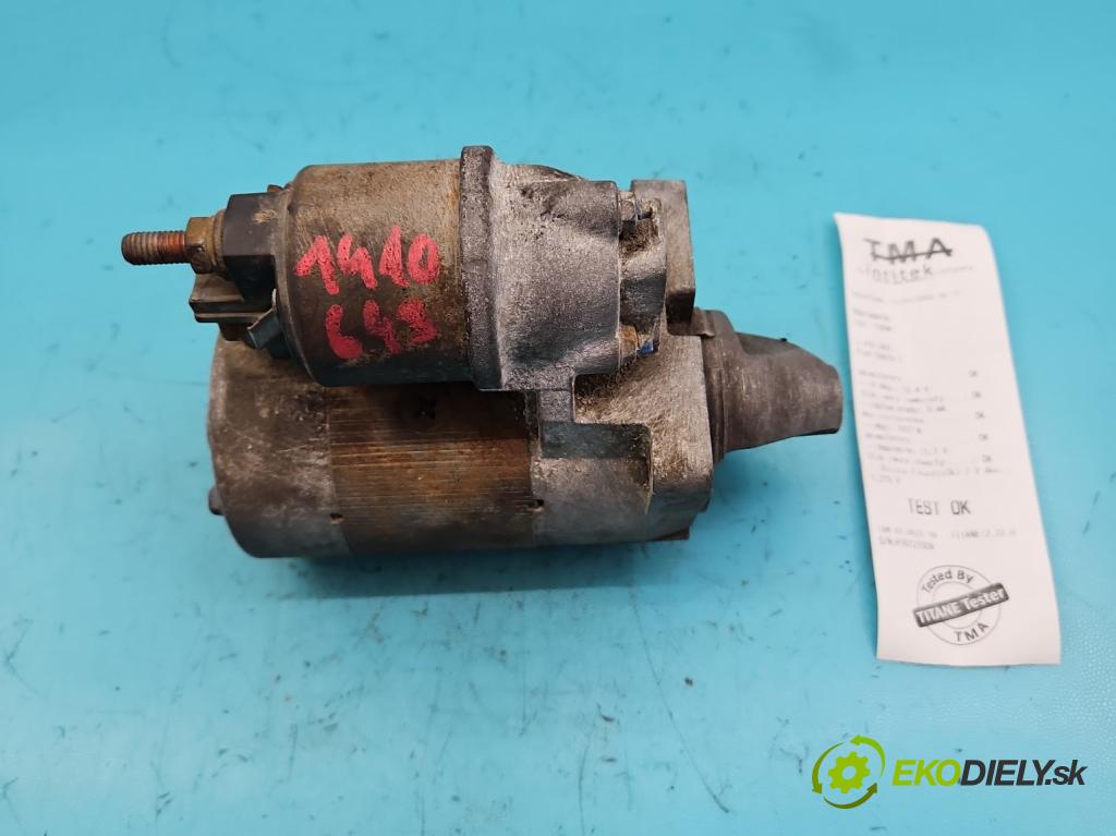 Fiat Doblo I 2001-2010 1.2 8V 65 HP manual 48 kW 1242 cm3 5- štartér 63101018 (Štartéry)