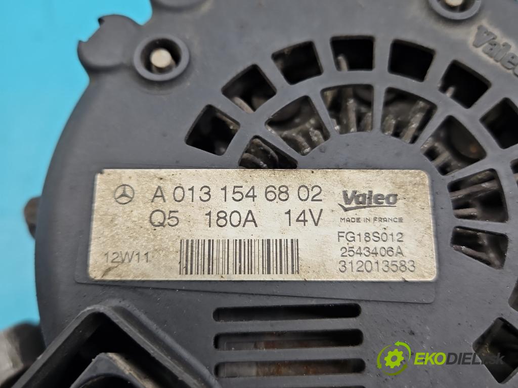 Mercedes Sprinter II 906 2006-  2,2.0 CDI 129 HP manual 95 kW 2143 cm3 5- Alternator A0131546802 (Alternátory)