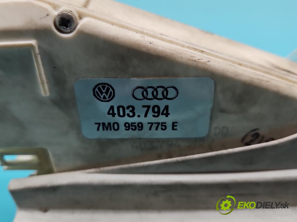 Vw Sharan I 1995-2010 2.0 8V 116 hp manual 85 kW 1984 cm3 5- zámek přední levý 7M0959775E