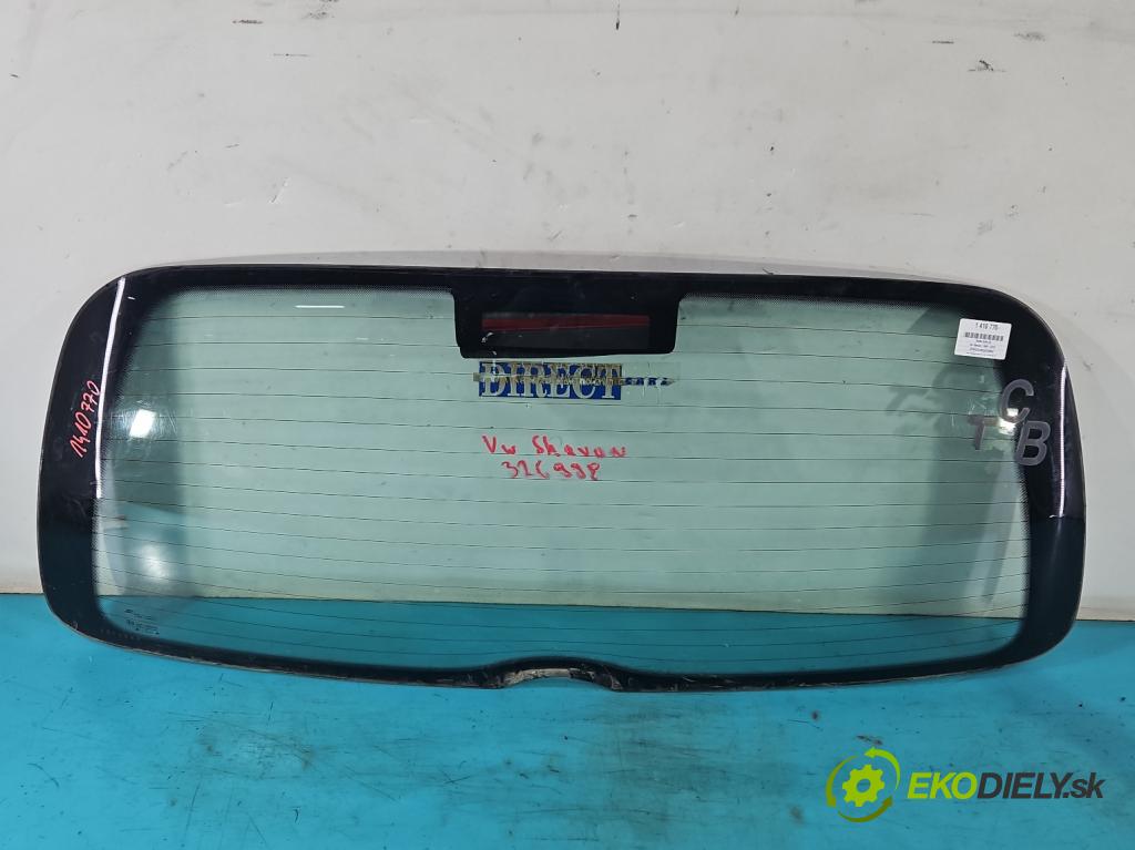 Vw Sharan I 1995-2010 2.0b 116 hp manual 85 kW 1984 cm3 5- sklo zadní  (Okna zadní)