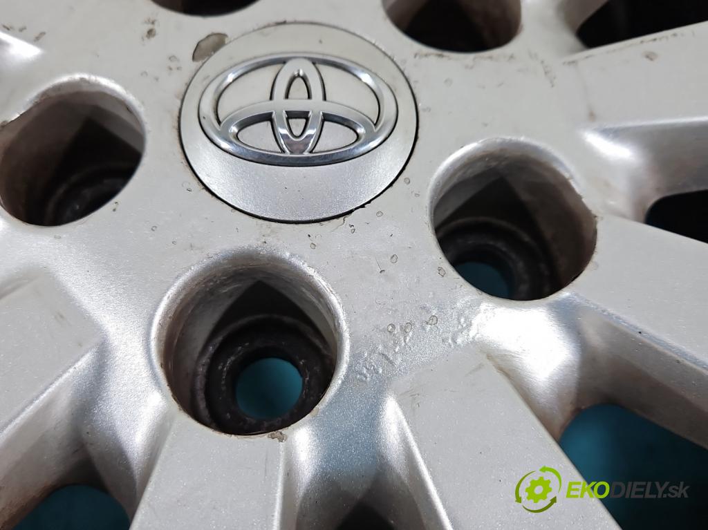 Toyota Corolla E15 2007-2014 1.4 D4D 90 HP manual 66 kW 1364 cm3 4- Felga hliník: 16" komplet PZ406-E067B-ZC