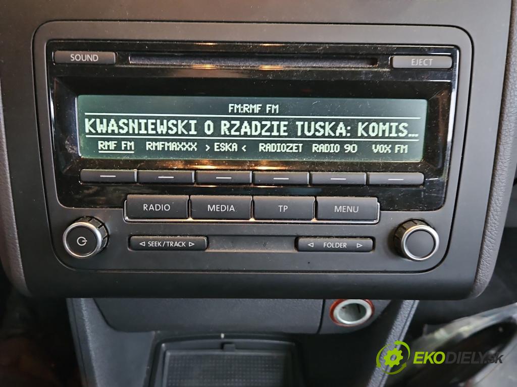 Vw Touran I 2003-2015 1.4 tsi 140 HP manual 103 kW 1390 cm3 5- Radio originál 1K0035186AN