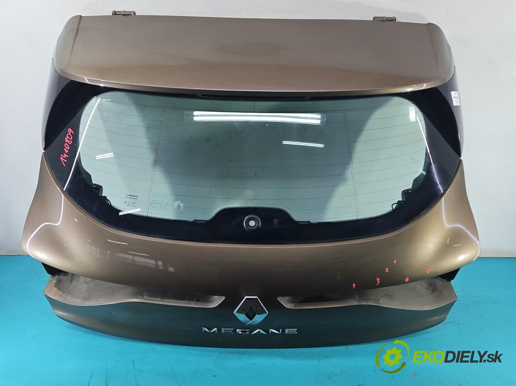 Renault Megane IV 2016-2024 1.2 Tce 132 hp manual 97 kW 1197 cm3 5- zadní kufrové dveře  (Zadní kapoty)