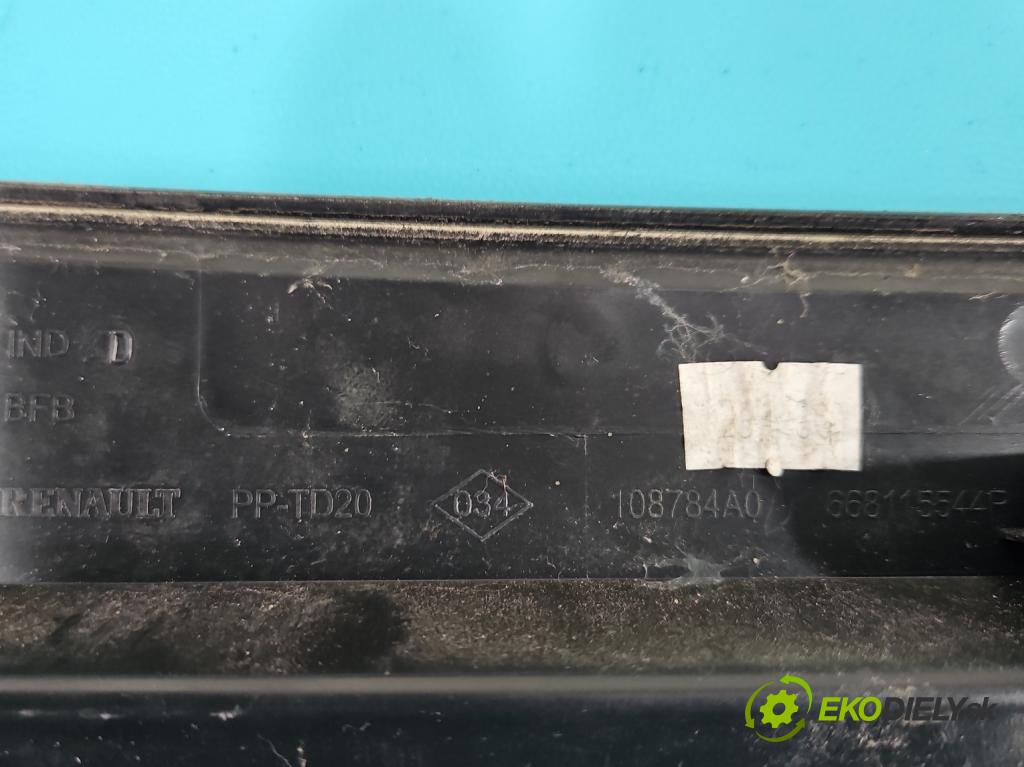 Renault Megane IV 2016-2024 1.2 Tce 132  HP manual 97 kW 1197 cm3 5- torpédo 668107619R (Torpéda)