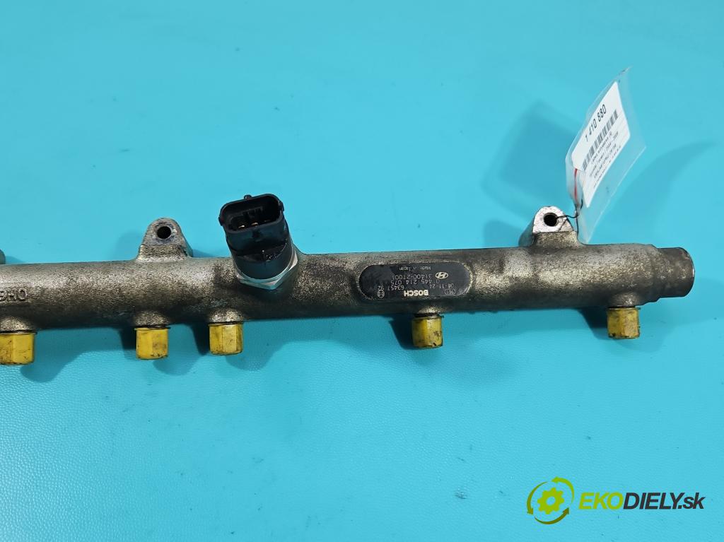 Hyundai Tucson I 2004-2009 2.0 crdi 113 HP automatic 83 kW 1991 cm3 5- lišta vstrekovacia 0445214075 (Vstrekovacie lišty)