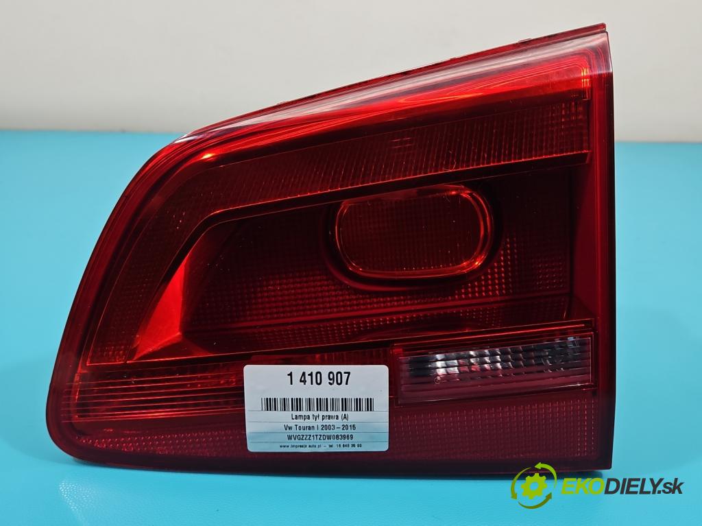 Vw Touran I 2003-2015 1.4 tsi 140 HP manual 103 kW 1390 cm3 5- svetlo / reflektor zadné pravé 1T0945094 (Kľučka dverí ostatné)