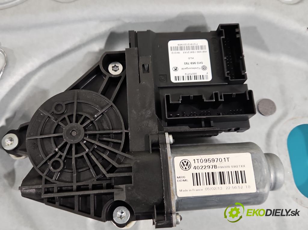 Vw Touran I 2003-2015 1.4 tsi 140 hp manual 103 kW 1390 cm3 5- mechanismus stahování přední levý 1T1837729BC