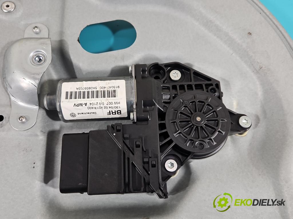 Vw Touran I 2003-2015 1.4 tsi 140 hp manual 103 kW 1390 cm3 5- mechanismus stahování zadní levý 5K0959703A