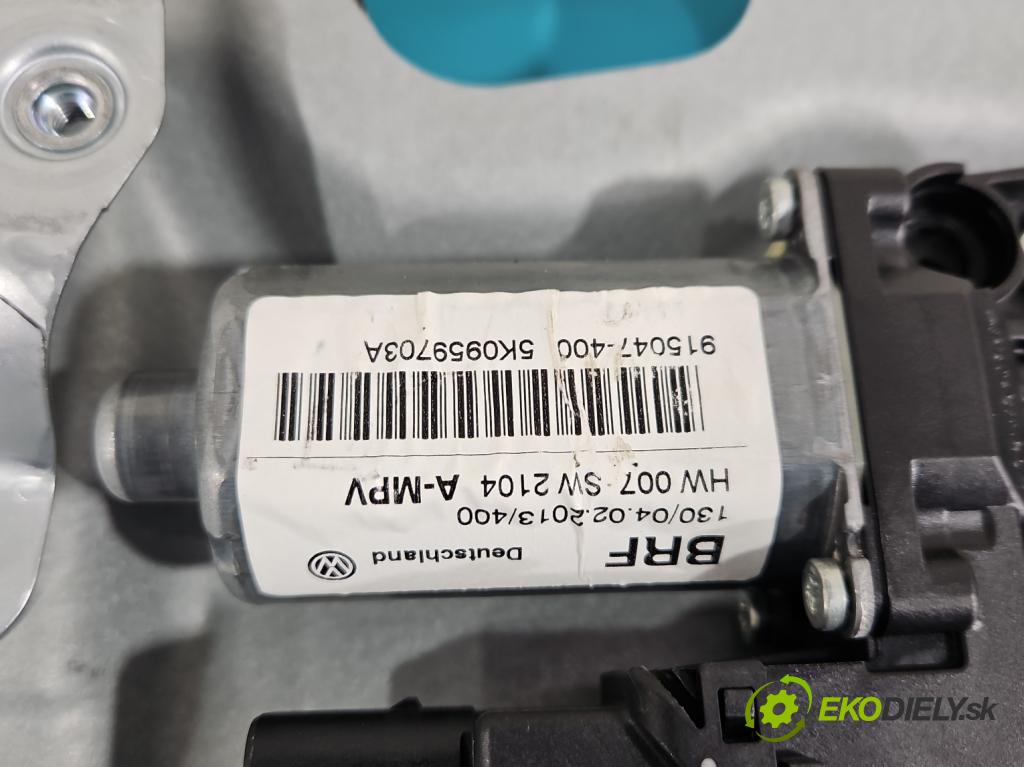 Vw Touran I 2003-2015 1.4 tsi 140 hp manual 103 kW 1390 cm3 5- mechanismus stahování zadní levý 5K0959703A
