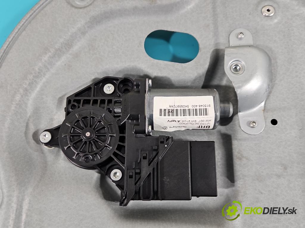 Vw Touran I 2003-2015 1.4 tsi 140 hp manual 103 kW 1390 cm3 5- mechanismus stahování zadní pravý 5K0959704A