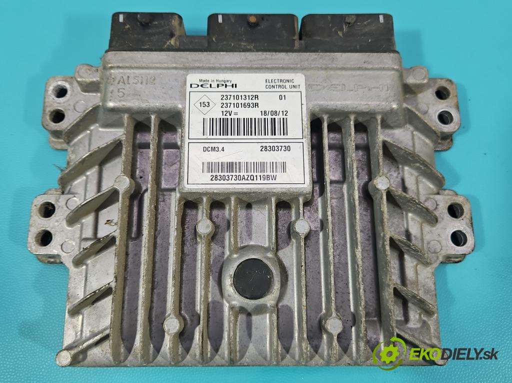 Renault Twingo II 2007-2014 1.5 dci 86 HP manual 63 kW 1461 cm3 3- riadiaca jednotka motora 237101312R
