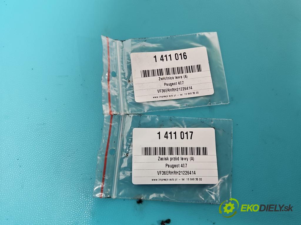 Peugeot 407 2.0 hdi 136 HP manual 100 kW 1997 cm3 5- náboj ľavé  (Náboje)