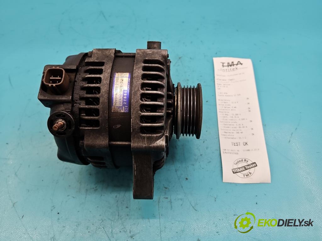 Toyota Avensis II T25 2003-2008 2.0 D4D 116 HP manual 85 kW 1995 cm3 5- Alternator 27060-27090 (Alternátory)