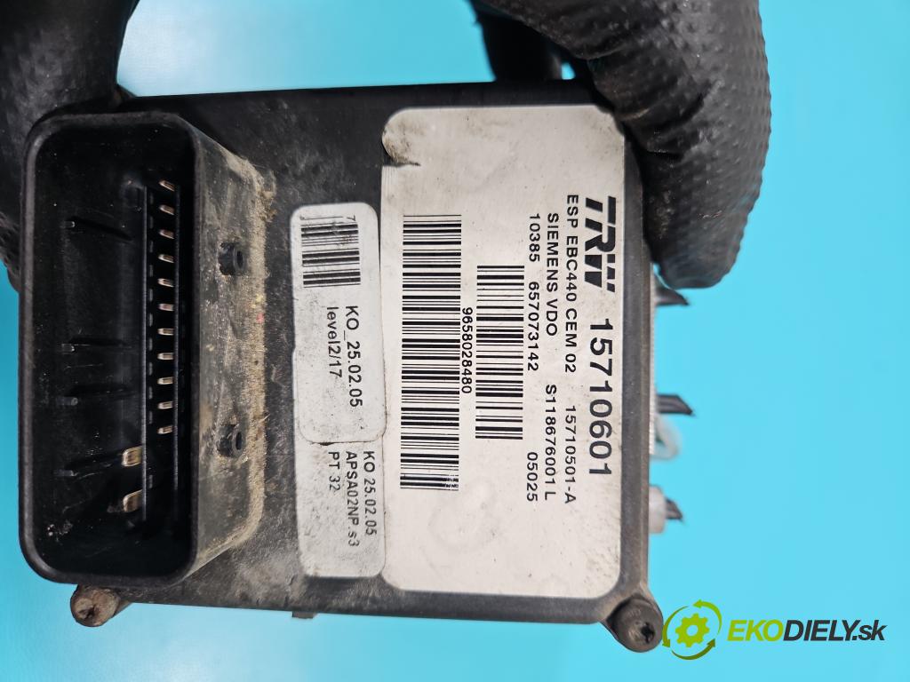 Peugeot 407 2.0 hdi 136 HP manual 100 kW 1997 cm3 5- čerpadlo abs 15710601 (Pumpy ABS)