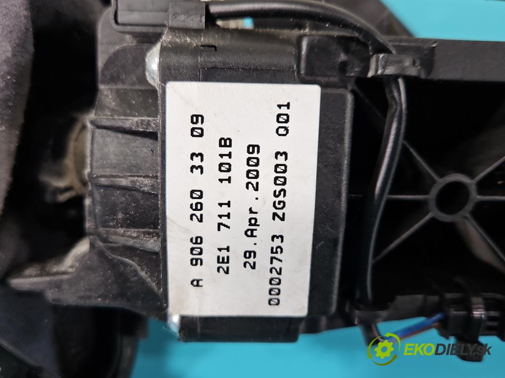 Mercedes Sprinter II 906 2006-  2,2.0 CDI 129 HP manual 95 kW 2143 cm3 5- Páka: Změny: stupeň,rýchlosť A9062603309 (Rýchlostná páka (kulisa))