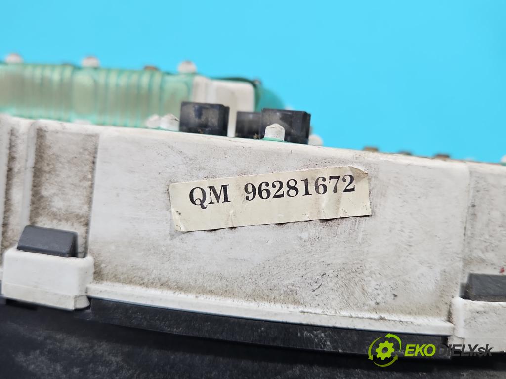 Daewoo Lanos 1.5 16v 100 HP manual 73,2 kW 1498 cm3 5- prístrojovka/ budíky 96281672 (Prístrojové dosky, displeje)