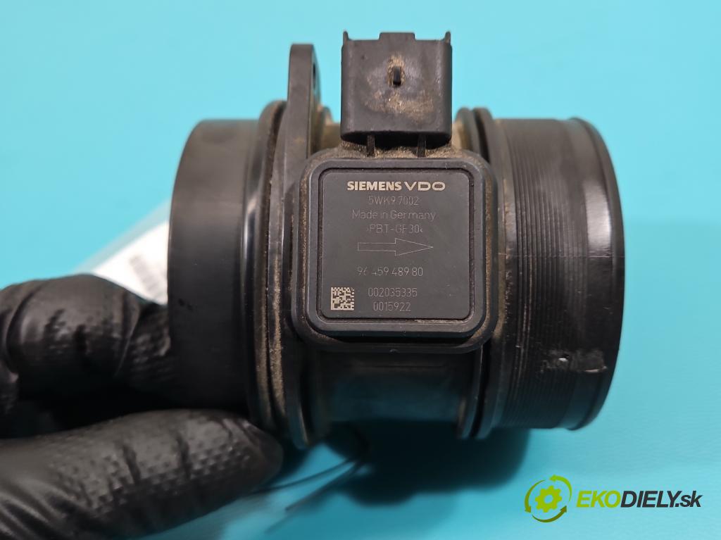 Peugeot 407 2.0 HDI 136 HP manual 100 kW 1997 cm3 5- průtokoměr: 5WK97002 (Váhy vzduchu)