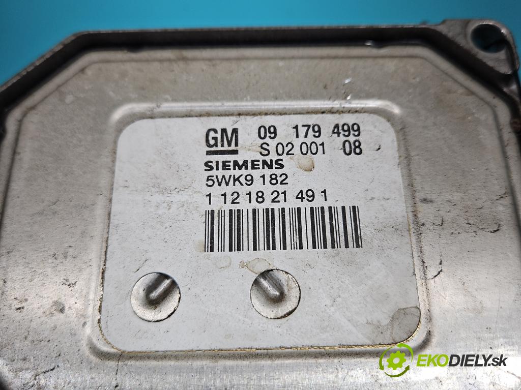 Opel Vectra C 2002-2008 1.8 16v 122 HP manual 90 kW 1796 cm3 4- riadiaca jednotka motora 09179499