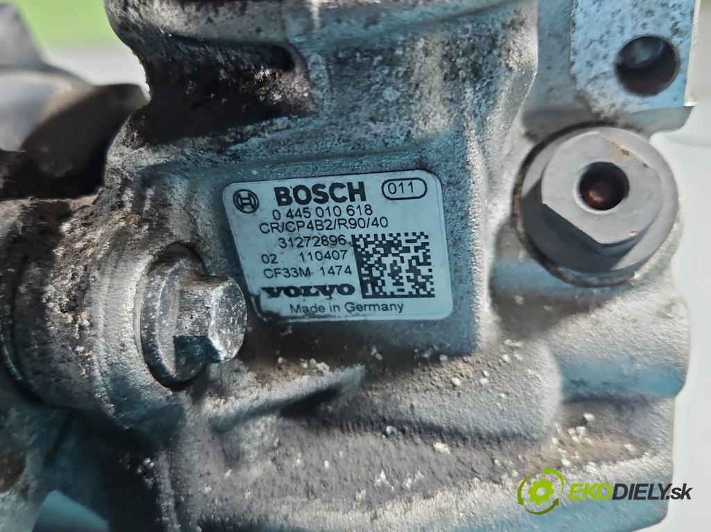 Volvo S60 II 2010-2018 2.0 D3 163 HP manual 120 kW 1984 cm3 4- čerpadlo vstrekovacia 0445010618 (Vstrekovacie čerpadlá)