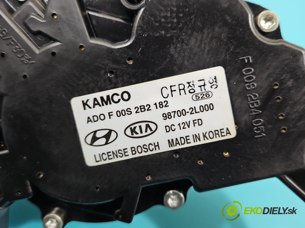 Hyundai I30 I 2007-2012 1.6 16V 122 hp manual 90 kW 1591 cm3 5- motor stěrače zadní 98700-2L000