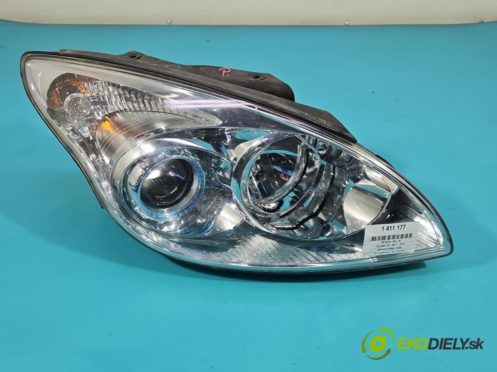 Hyundai I30 I 2007-2012 1.6 16V 122 HP manual 90 kW 1591 cm3 5- Reflektor: pravý 92102-2LXXX (Pravé)
