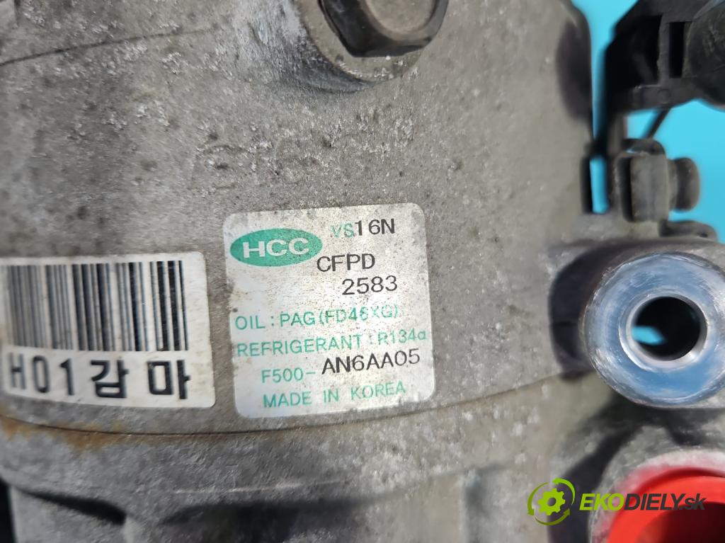 Hyundai I30 I 2007-2012 1.6 16V 122 hp manual 90 kW 1591 cm3 5- Kompresor: klíma F500-AN6AA05 (Kompresory)
