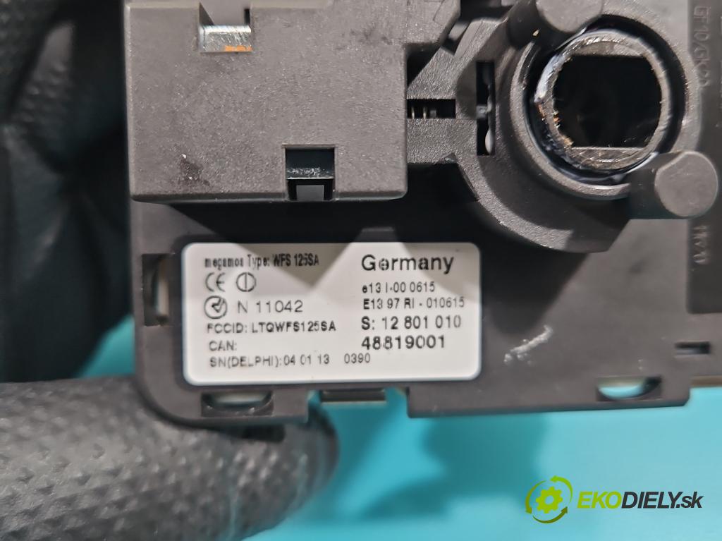 Saab 9-3 II 2002-2012 2.0 16V T 150 HP manual 110 kW 1998 cm3 4- Spínačka 12801010 (Spínacie skrinky a kľúče)