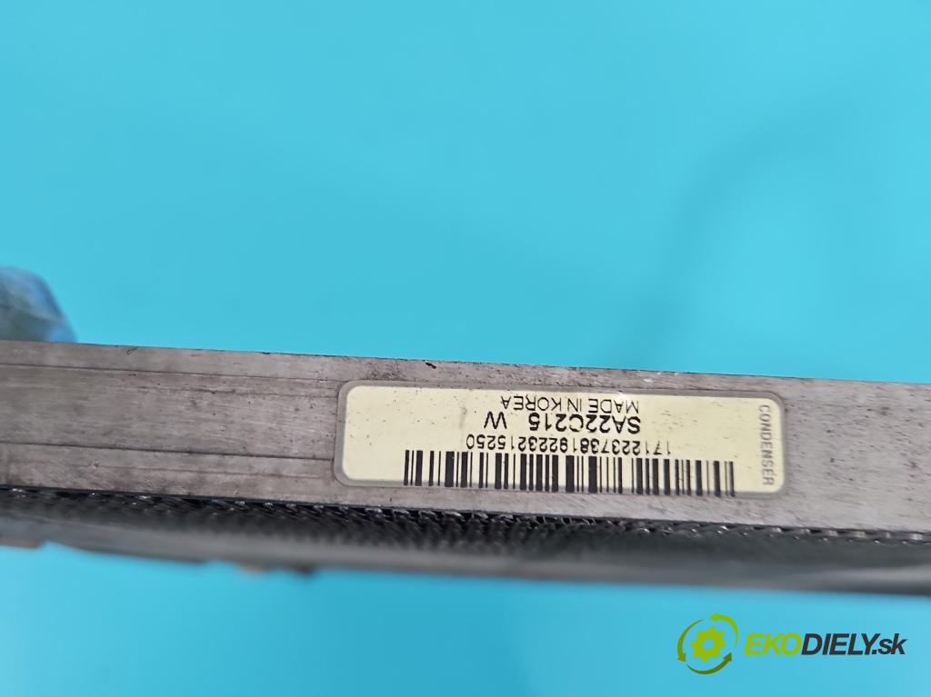 Hyundai I30 I 2007-2012 1.6 16V 122 HP manual 90 kW 1591 cm3 5- chladič klimatizácie  (Chladiče klimatizácie)