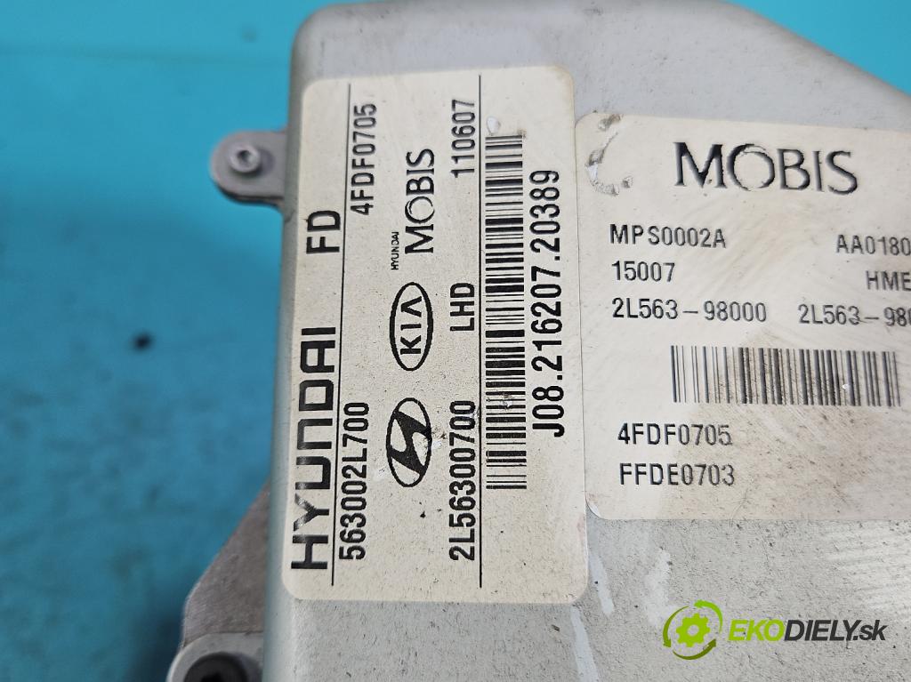 Hyundai I30 I 2007-2012 1.6 16V 122 HP manual 90 kW 1591 cm3 5- čerpadlo posilovač 563002L700 (Servočerpadlo, pumpa riadenia)