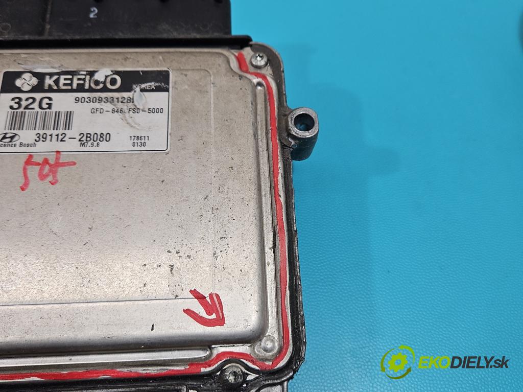 Hyundai I30 I 2007-2012 1.6 16V 122 HP manual 90 kW 1591 cm3 5- riadiaca jednotka motora 39112-2B080