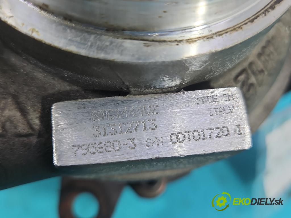 Volvo S60 II 2010-2018 2.0 D3 163 hp manual 120 kW 1984 cm3 4- Turbodmychadlo 795680-3 (Turbodúchadla (kompletní))