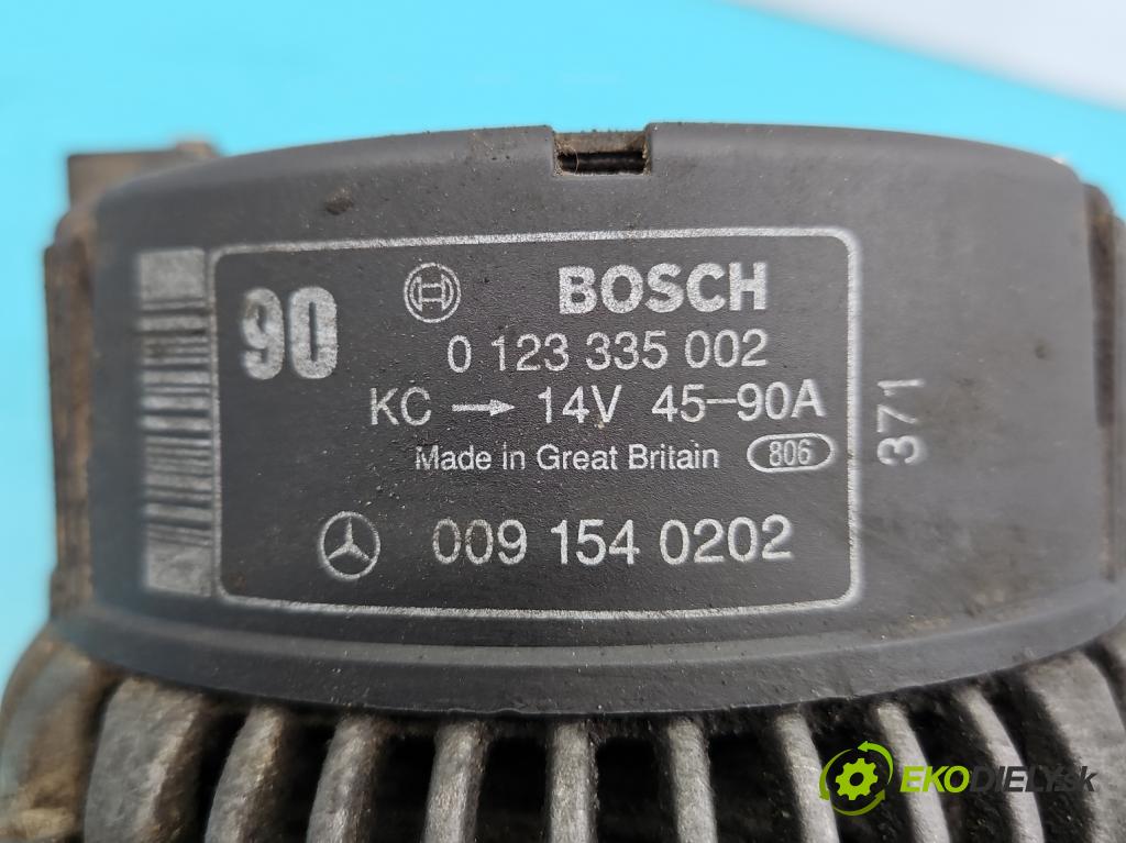Mercedes C W202 1993-2001 1.8 122 HP manual 90 kW 1799 cm3 4- Alternator 0123335002 (Alternátory)