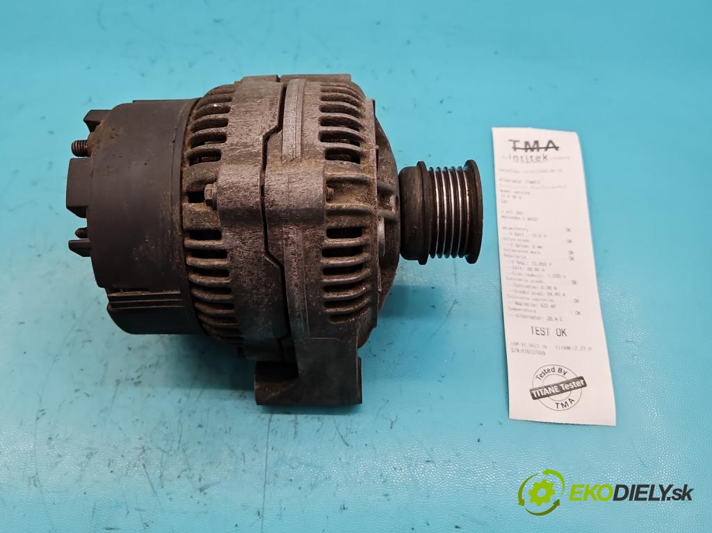 Mercedes C W202 1993-2001 1.8 122 HP manual 90 kW 1799 cm3 4- Alternator 0123335002 (Alternátory)