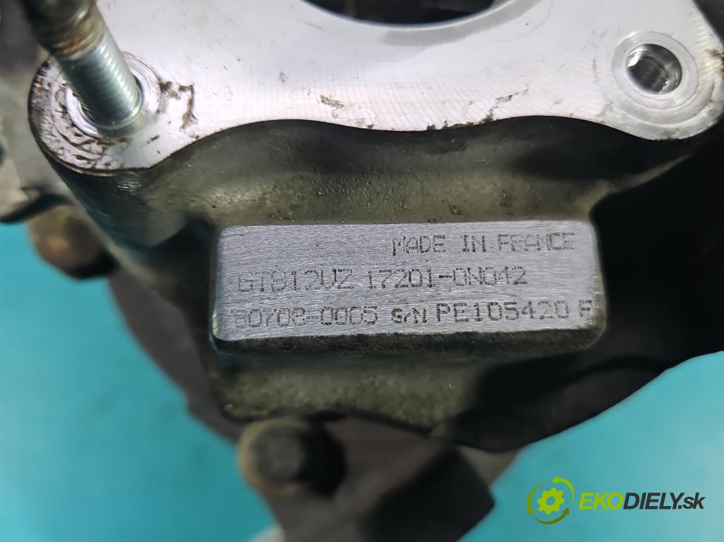 Toyota Corolla E15 2007-2014 1.4 D4D 90 HP manual 66 kW 1364 cm3 4- turbodúchadlo, turbo 780708-5 (Turbodúchadlo (kompletné))