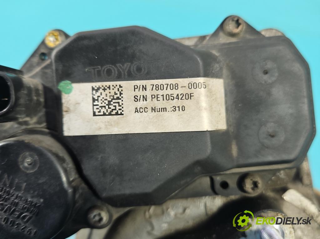 Toyota Corolla E15 2007-2014 1.4 D4D 90 HP manual 66 kW 1364 cm3 4- turbodúchadlo, turbo 780708-5 (Turbodúchadlo (kompletné))