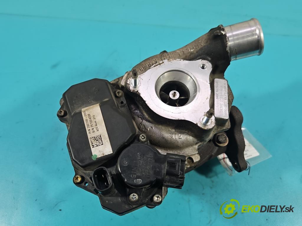 Toyota Corolla E15 2007-2014 1.4 D4D 90 HP manual 66 kW 1364 cm3 4- turbodúchadlo, turbo 780708-5 (Turbodúchadlo (kompletné))