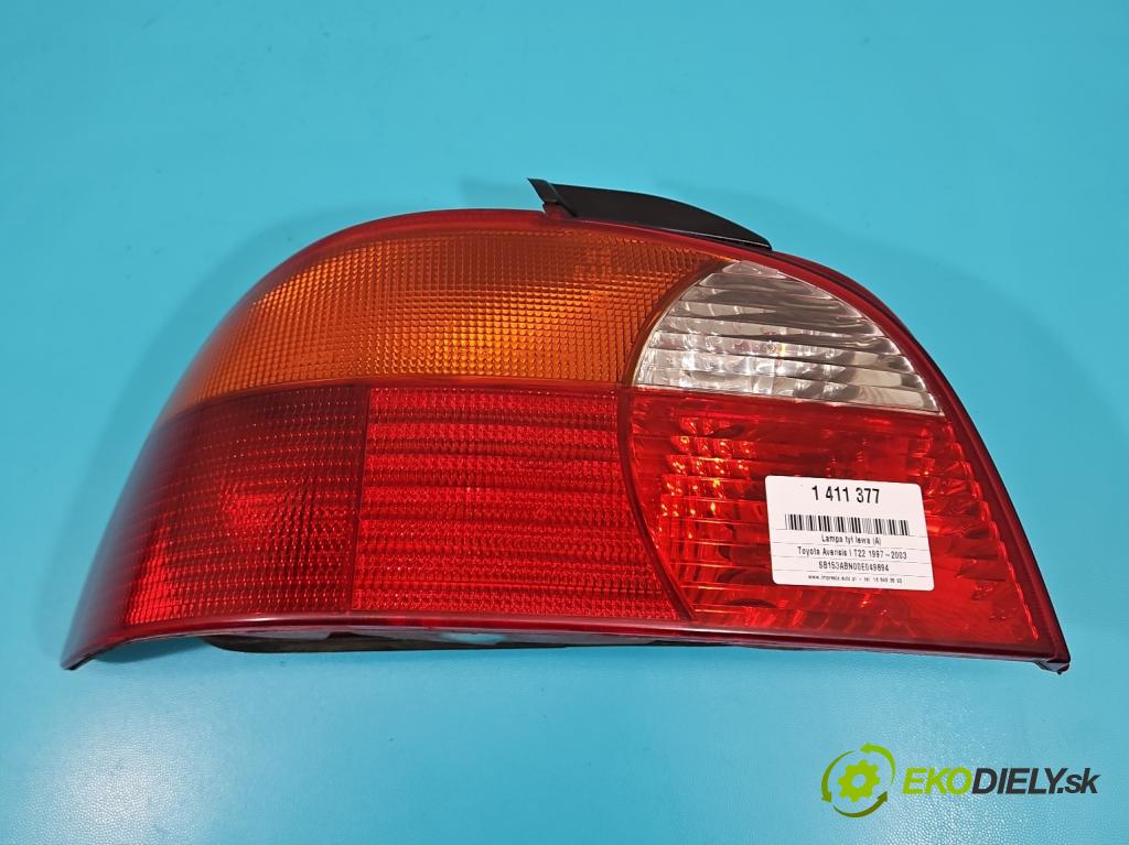 Toyota Avensis I T22 1997-2003 1.6 16v 110 hp manual 81 kW 1587 cm3 4- světlo zadní levé 05-18 (Ostatné)