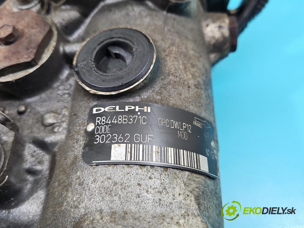 Citroen Berlingo I 1996-2008 1.9d 69KM manual 51 kW 1905 cm3 5- čerpadlo vstrekovacia R8448B371C (Vstrekovacie čerpadlá)