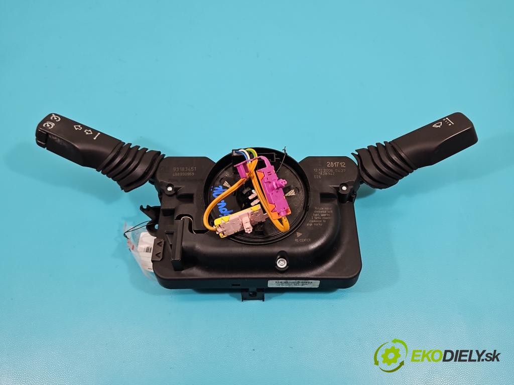 Opel Zafira B 2005-2014 1.8 16V 140 HP manual 103 kW 1796 cm3 5- prepínač komplex: 93183451 (Prepínače, spínače, tlačidlá a ovládače kúrenia)